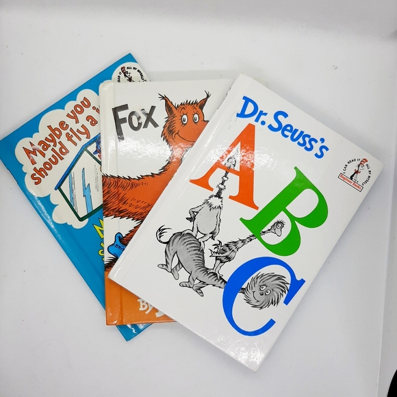 DR. SEUSS Beginner Book Collection Lot Of 3 Hardcover ABC, Fox in Socks, - Picture 10 of 10